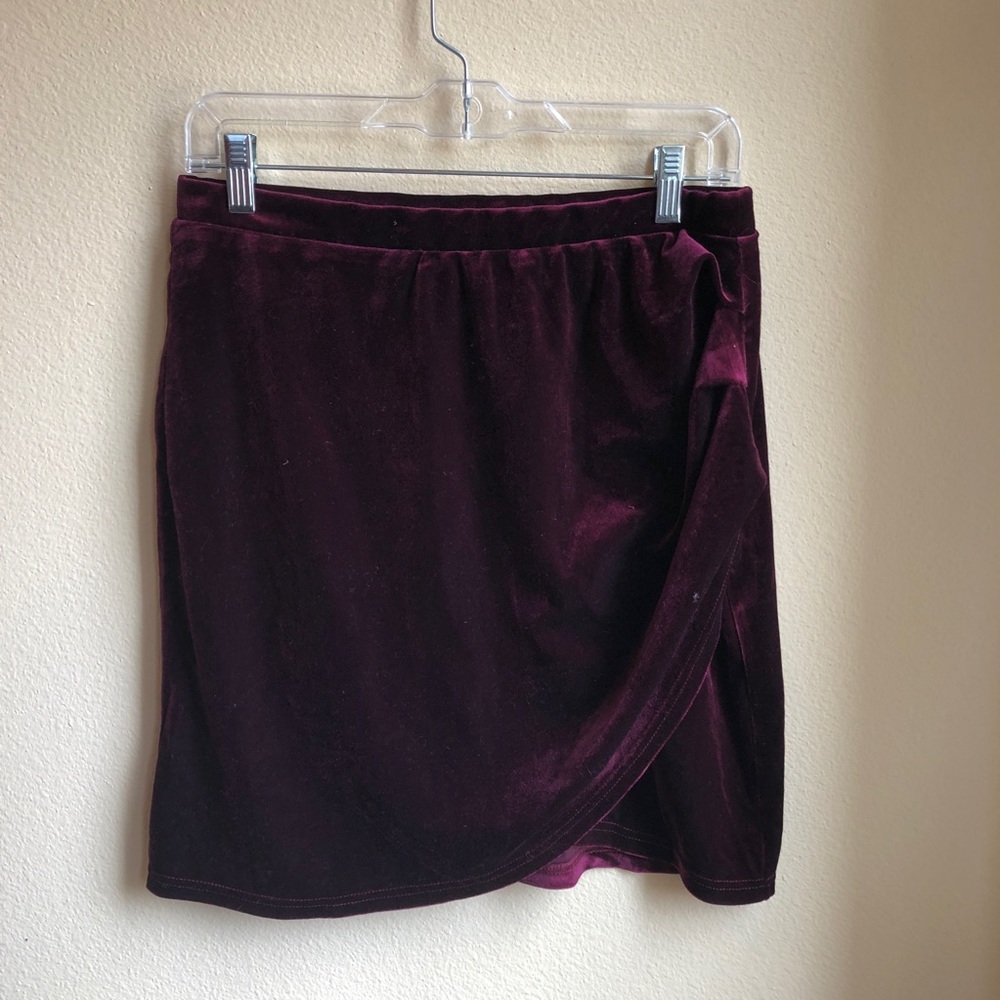 NWOT Velvet Skirt